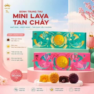 HỘP MINI LAVA TAN CHẢY 4 BÁNH