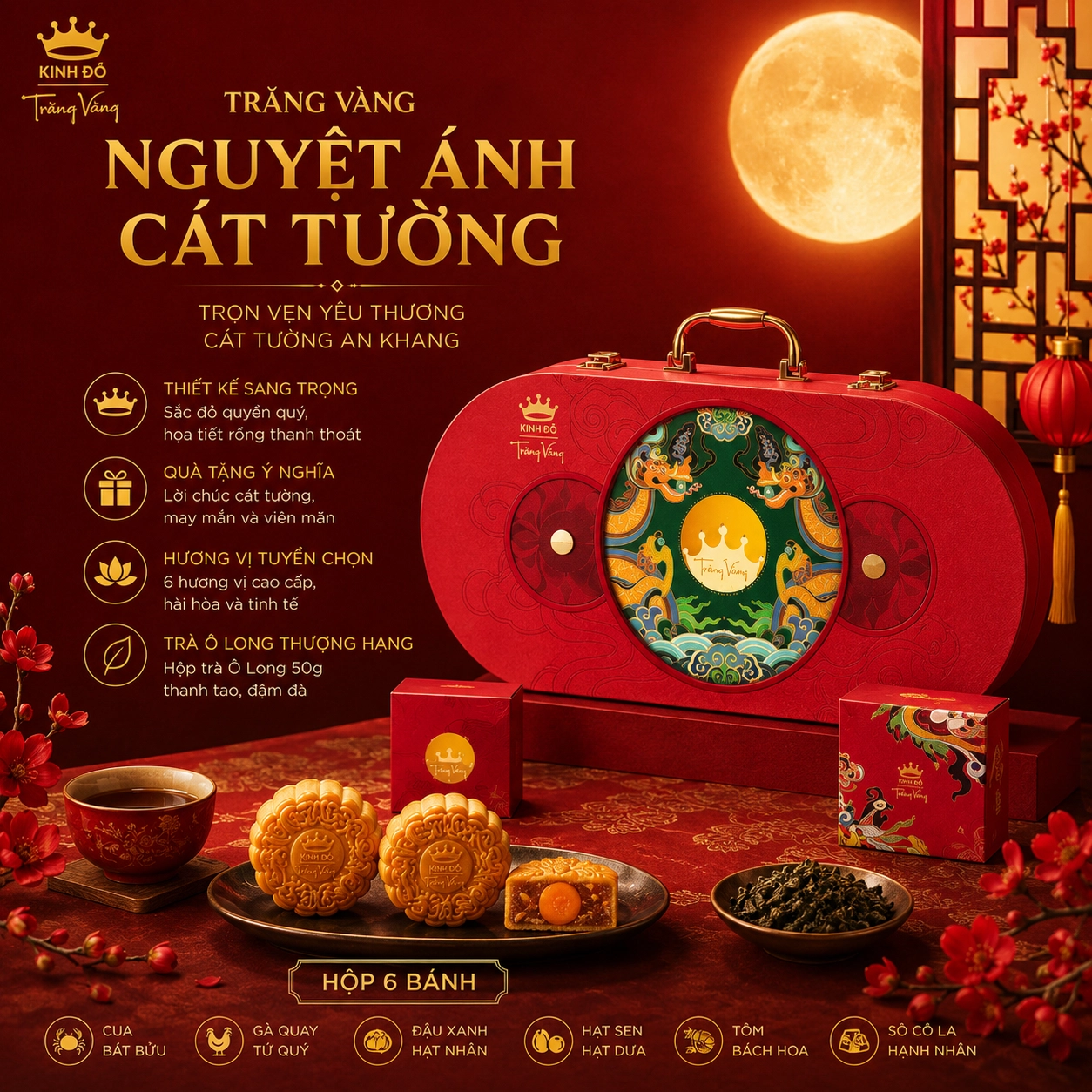 TRĂNG VÀNG NGUYỆT ÁNH CÁT TƯỜNG